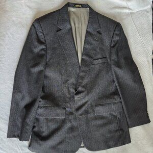 Seasons Spanner Wool Blend Gray Pinstripe Suit with Pants